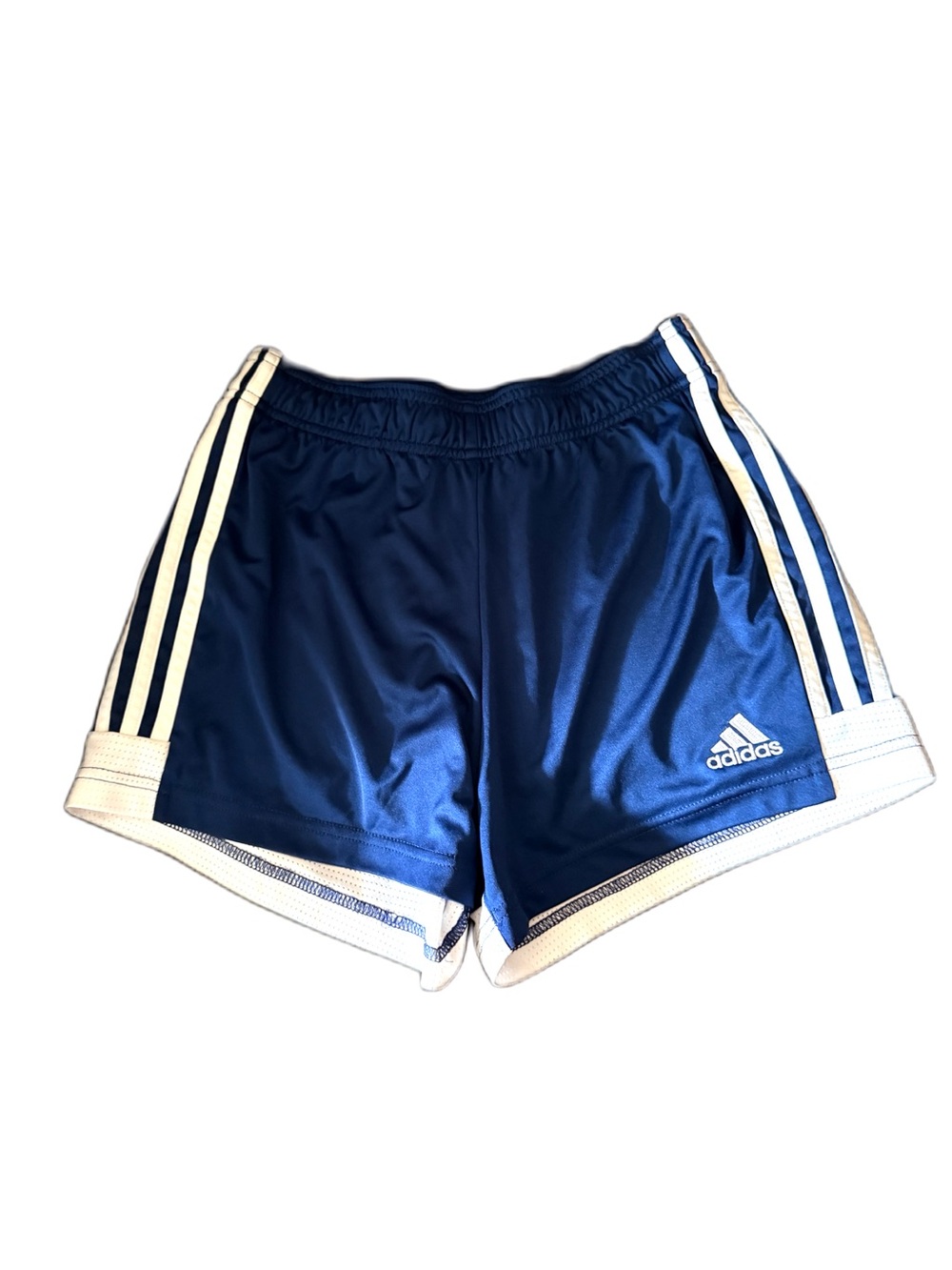 Adidas Women's 3-Stripe Athletic Shorts - LOT OF 2 (1 Navy, 1 Black)